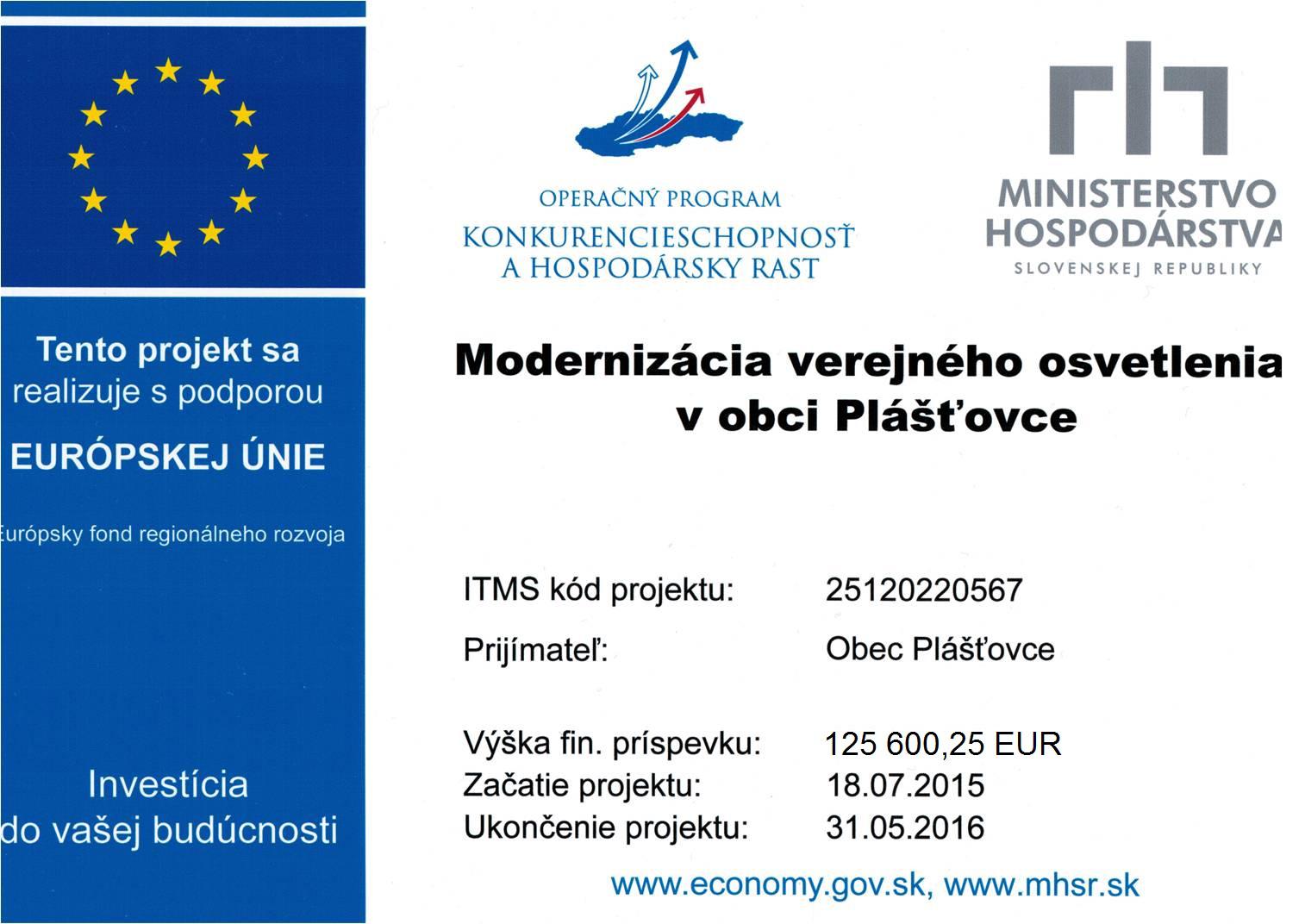 Fotogaléria Modernizácia verejného osvetlenia v obci Plášťovce (2) Modernizácia verejného osvetlenia v obci Plášťovce